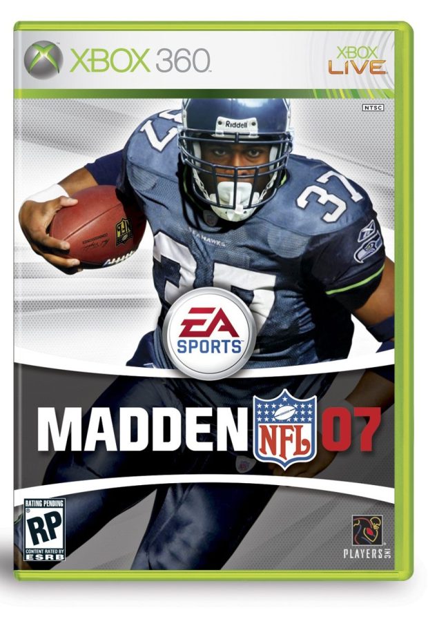 ORG XMIT: BW17 Electronic Arts announced today that NFL MVP and NFC Champion running back Shaun Alexander will appear on the cover of Madden NFL 07, the newest iteration of the EA SPORTS(TM) best-selling football franchise with the official videogame license of the NFL and its players. (Photo: Business Wire)