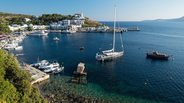 Skyros is one of two dozen islands in Greece's Sporades chain.(dinosmichail/iStockphoto/Getty Images)